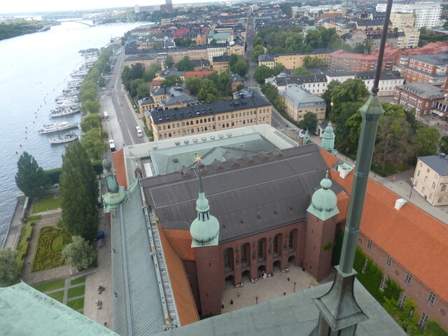 Vue depuis la Tour de la Mairie Stockholm