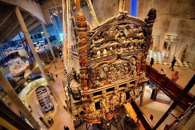 Arrière Navire Vasa - Musée Vasa Stockholm