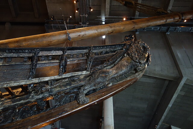 Figure de prou du Vasa au Vasa Museum